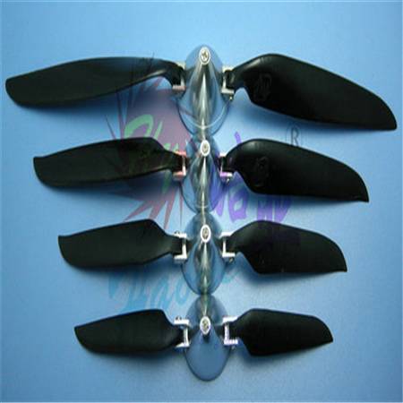 HY025-00306A~00315  Folding Propeller (Alu Adapters)    Colour:black